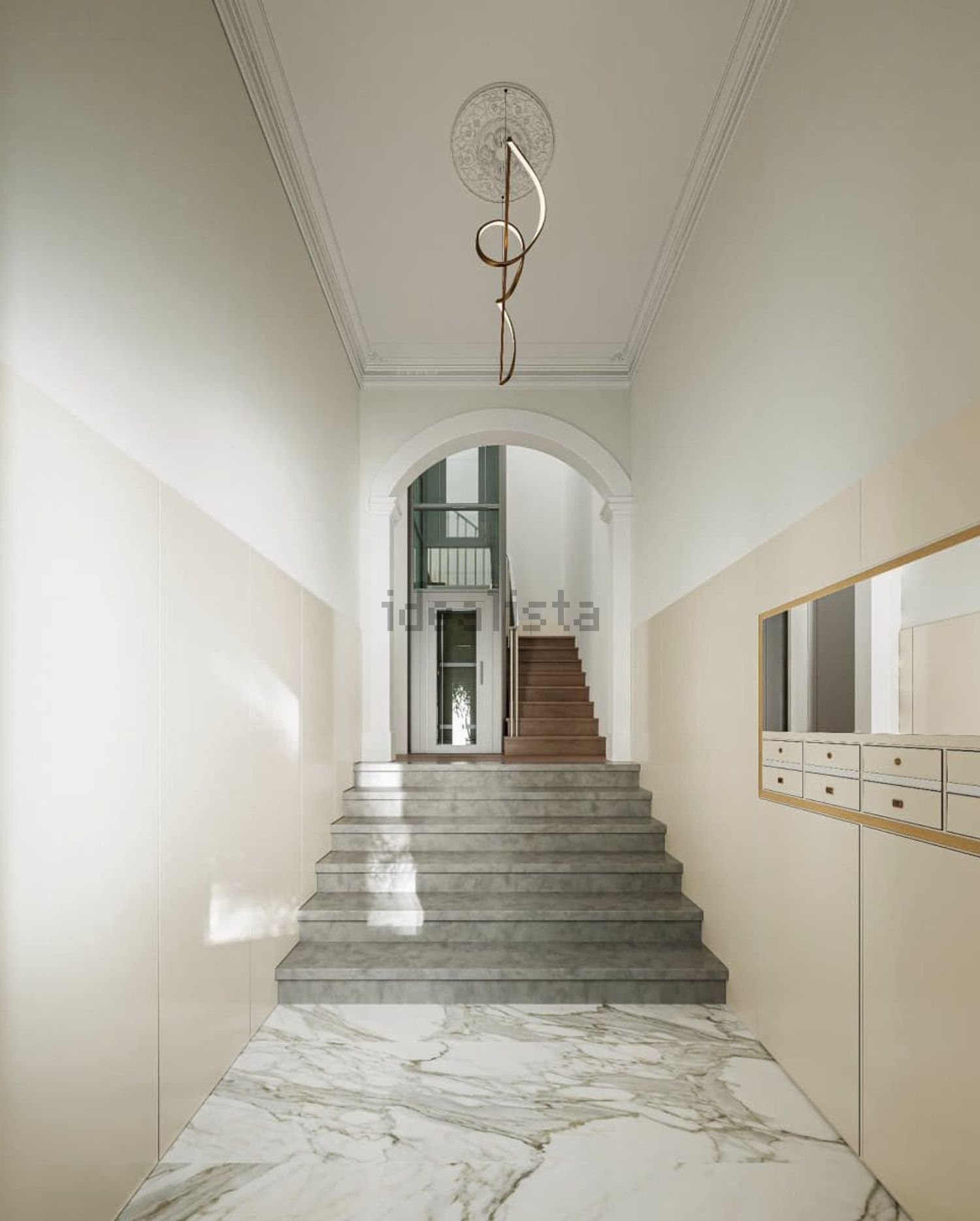 公寓 t2出售在Avenida Duque de Loulé, 52 - 楼梯