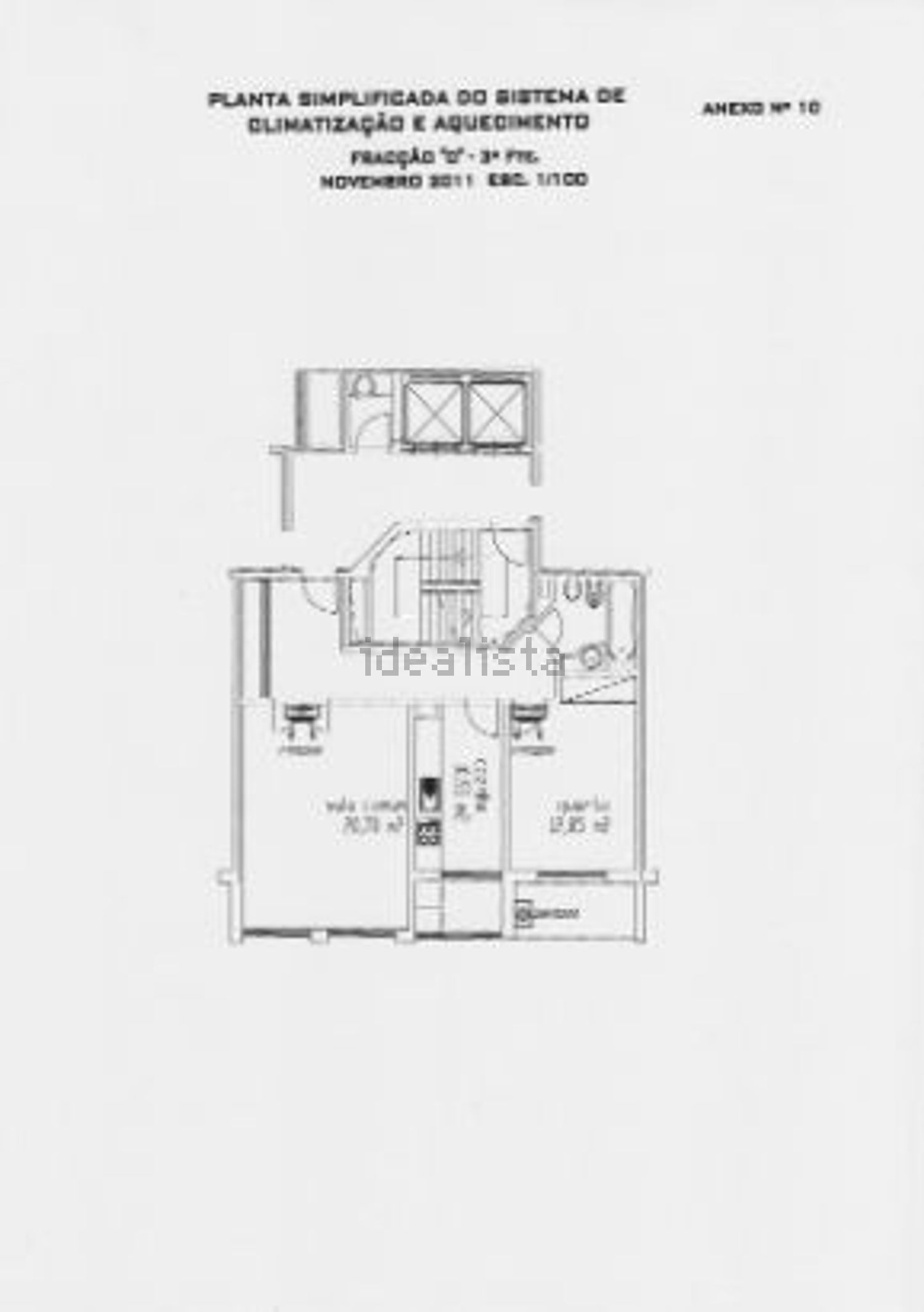 出租公寓 t1在Avenida das Nações Unidas, 24 - 平面图