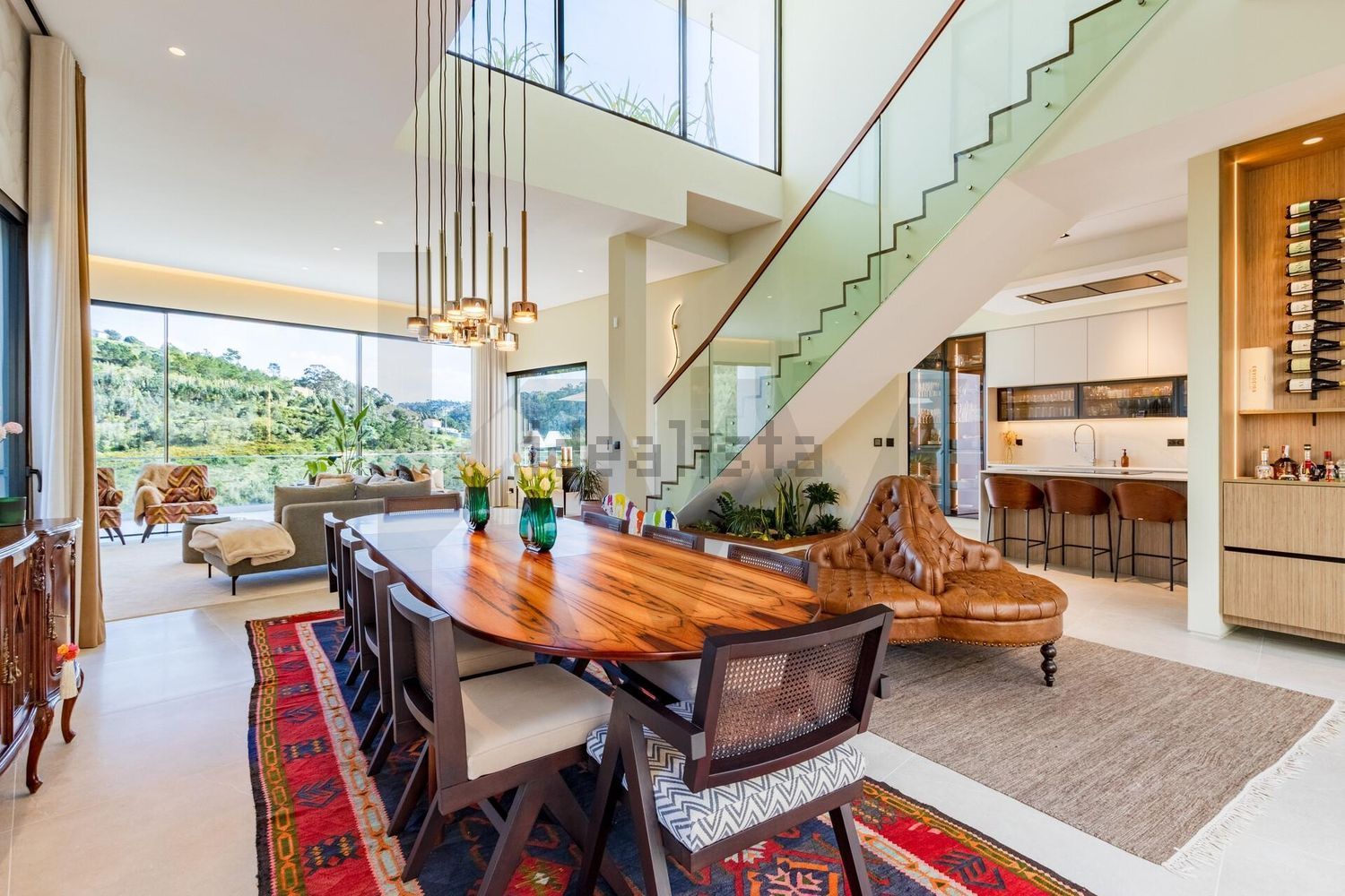 小楼房或独栋别墅出售在Rua das Lombas - 客厅