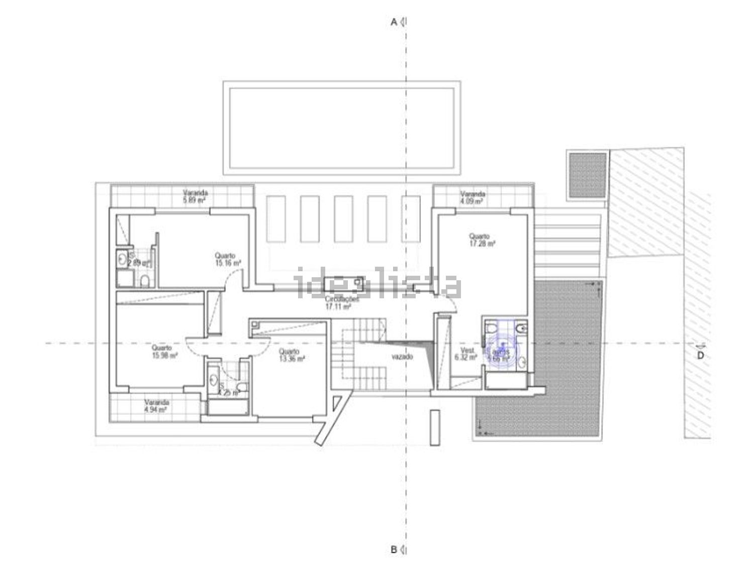 小楼房或独栋别墅出售在Rua Natália Correia, 21 - 平面图