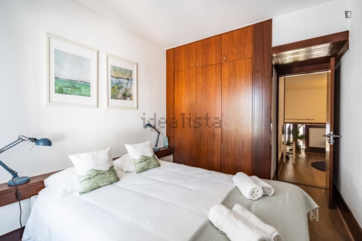 出租公寓 t1在Rua das Mimosas - 卧室