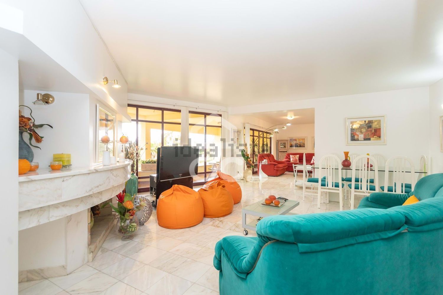 复式公寓出售在Soltróia - 客厅