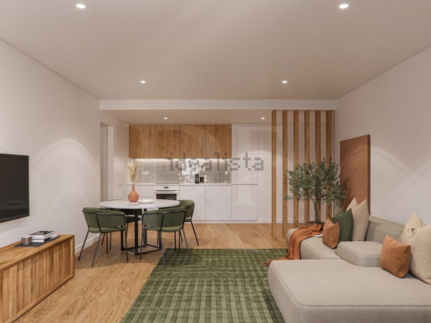 公寓 t2出售在Bairro dos Actores - Barão Sabrosa - 客厅