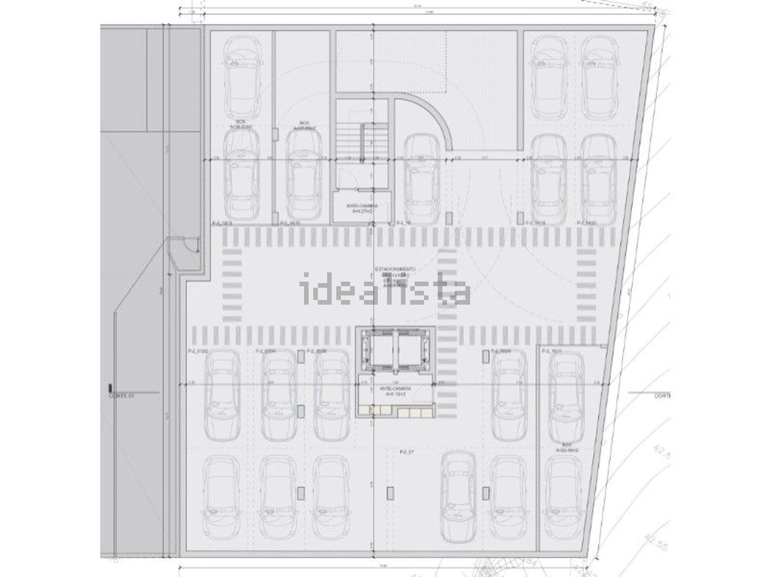 公寓 t5出售在Centro - 平面图
