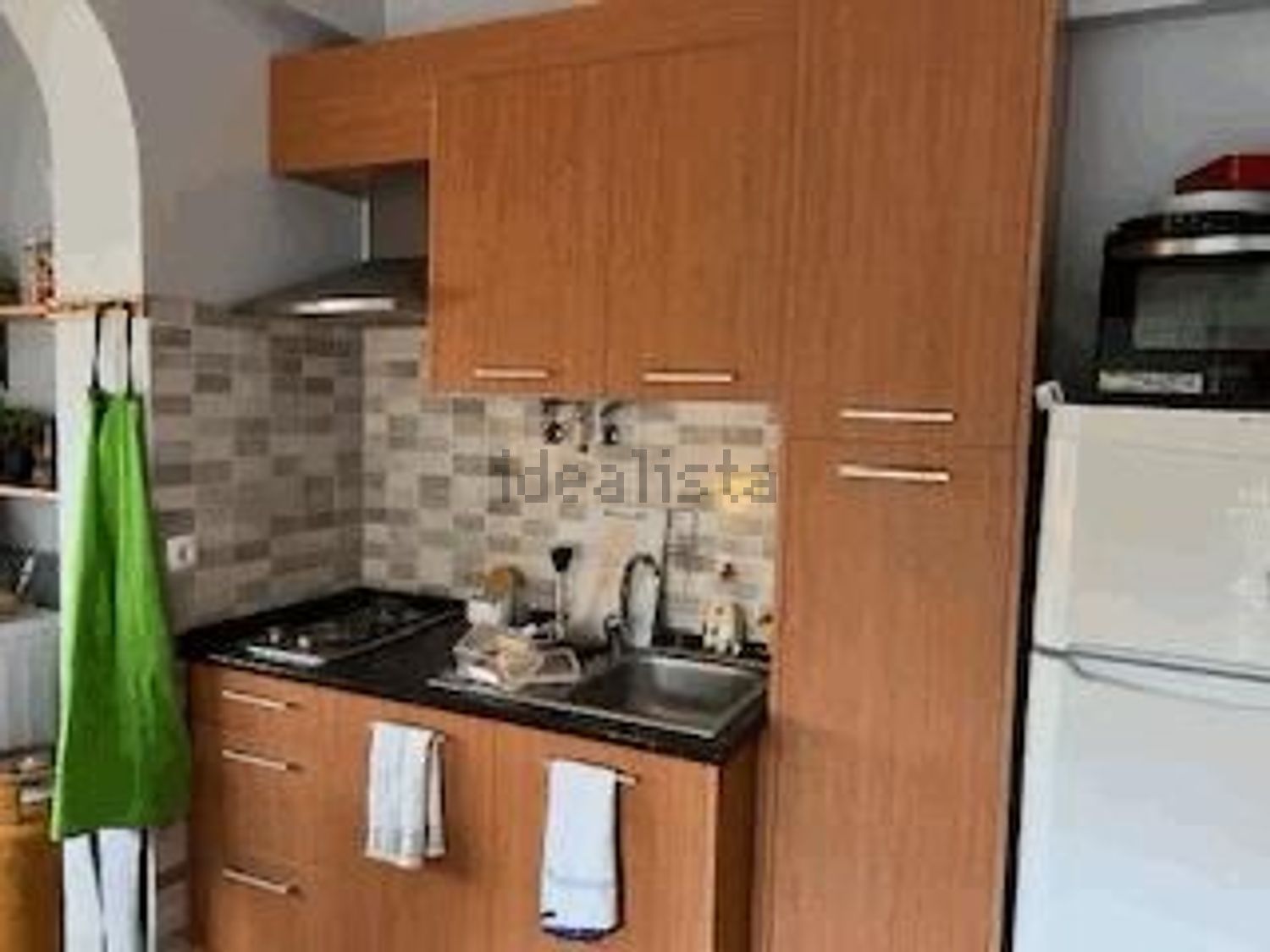 出租公寓 t1在Rua Correia Teles, 2 - 厨房