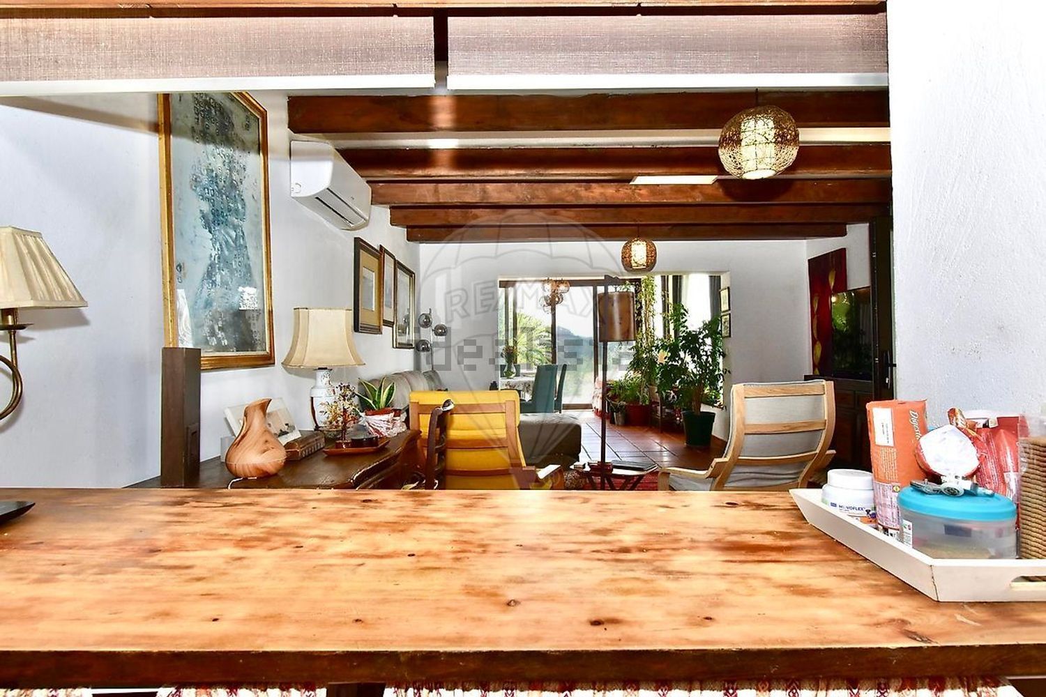 小楼房或独栋别墅出售在Rua Principal - 客厅