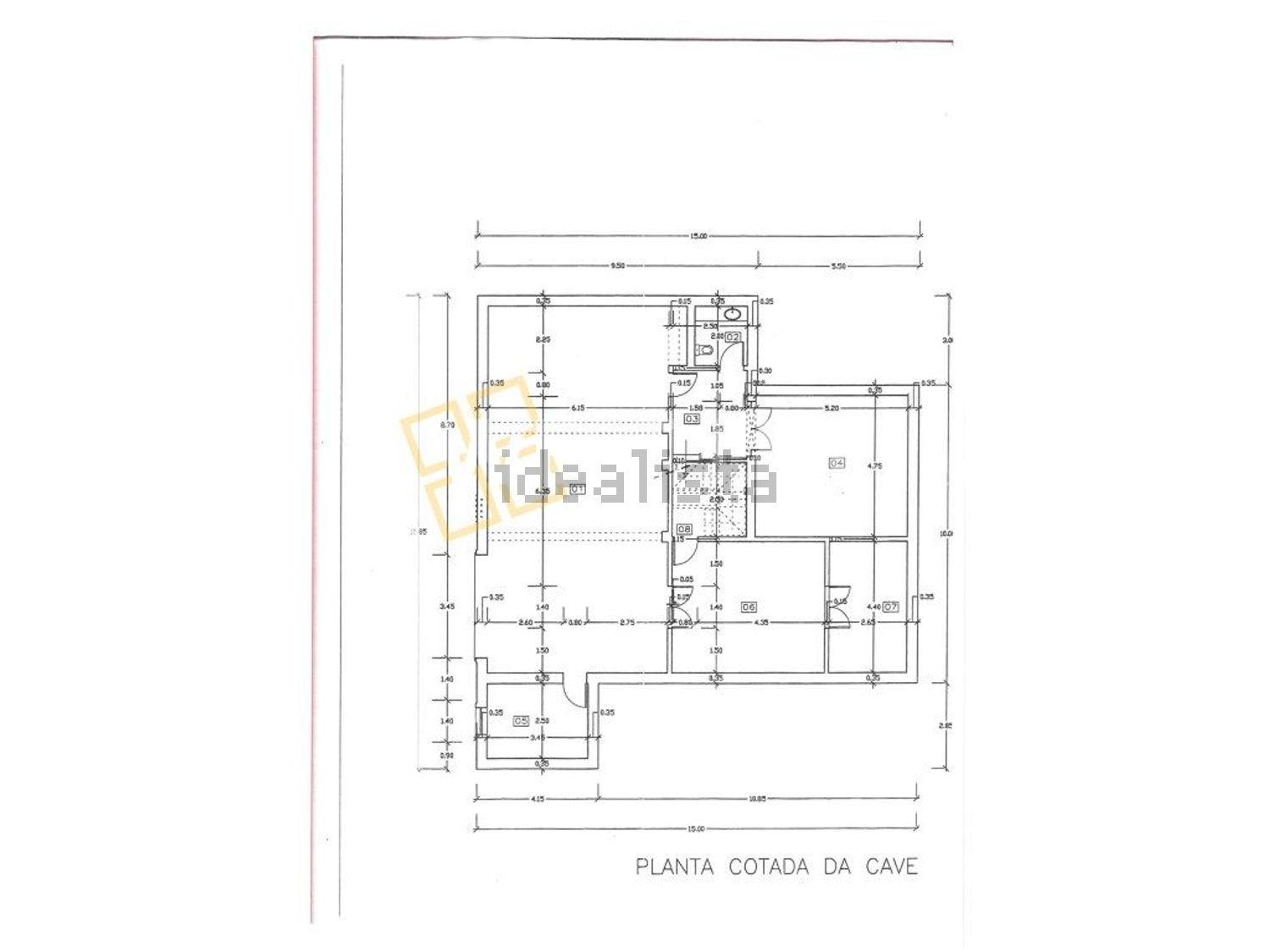小楼房或独栋别墅出售在Turcifal - 平面图