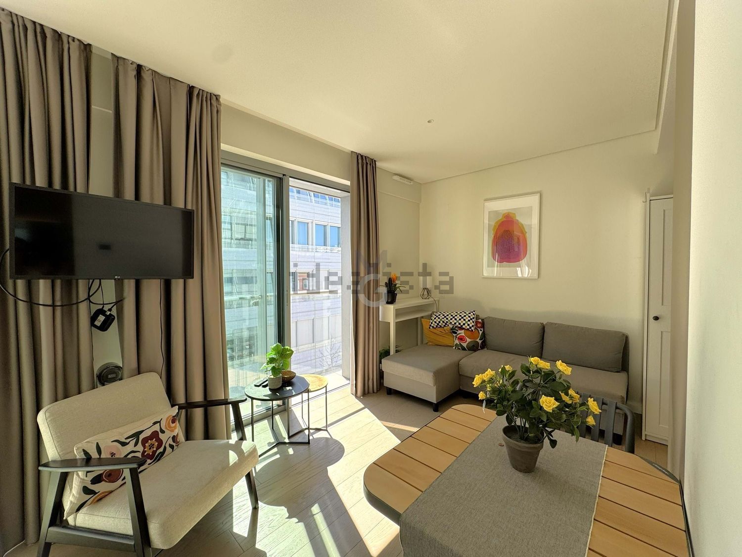 出租t0（单人公寓）在Marvila - 客厅