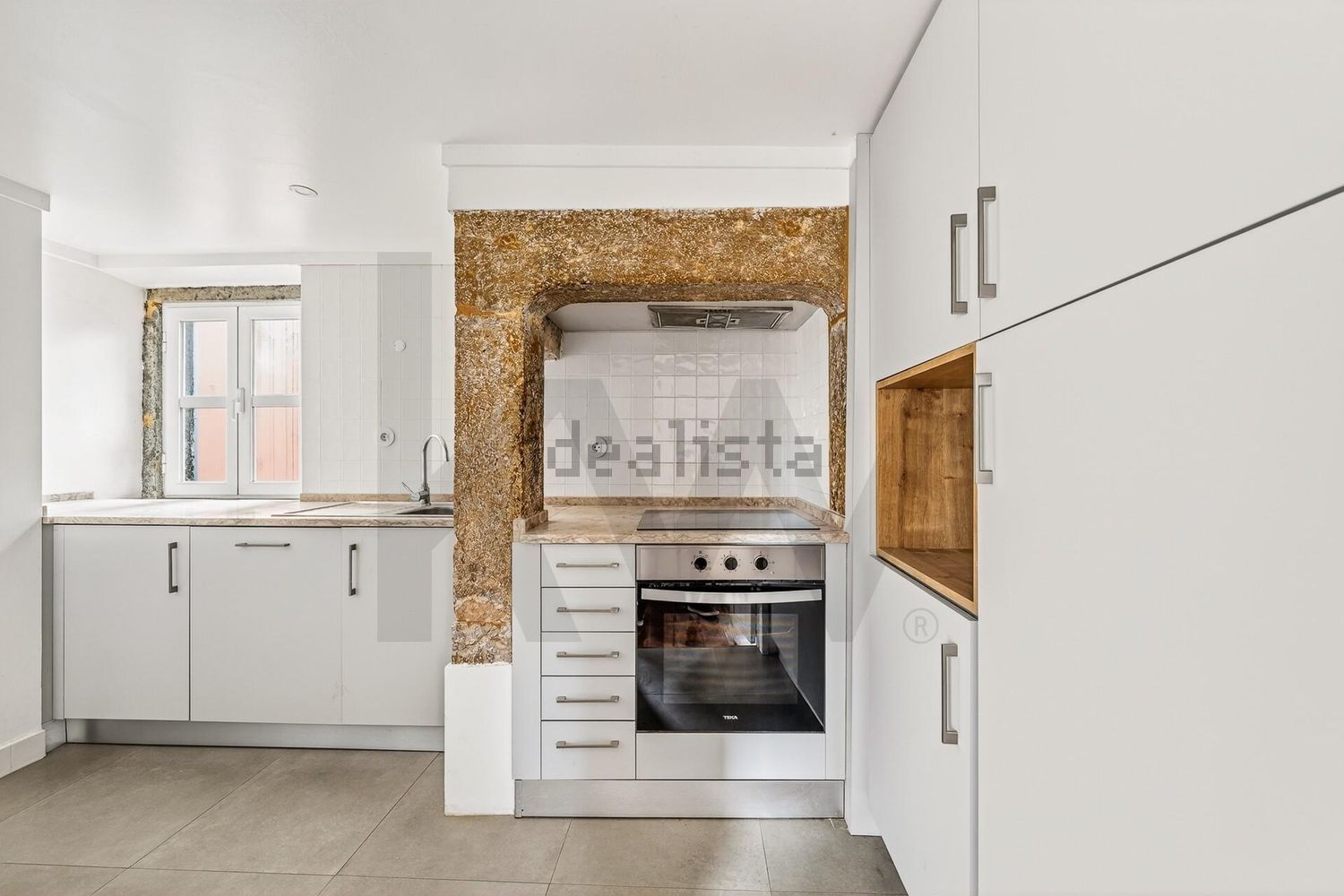 出租公寓 t1在Rua da Assunção s/n - 厨房