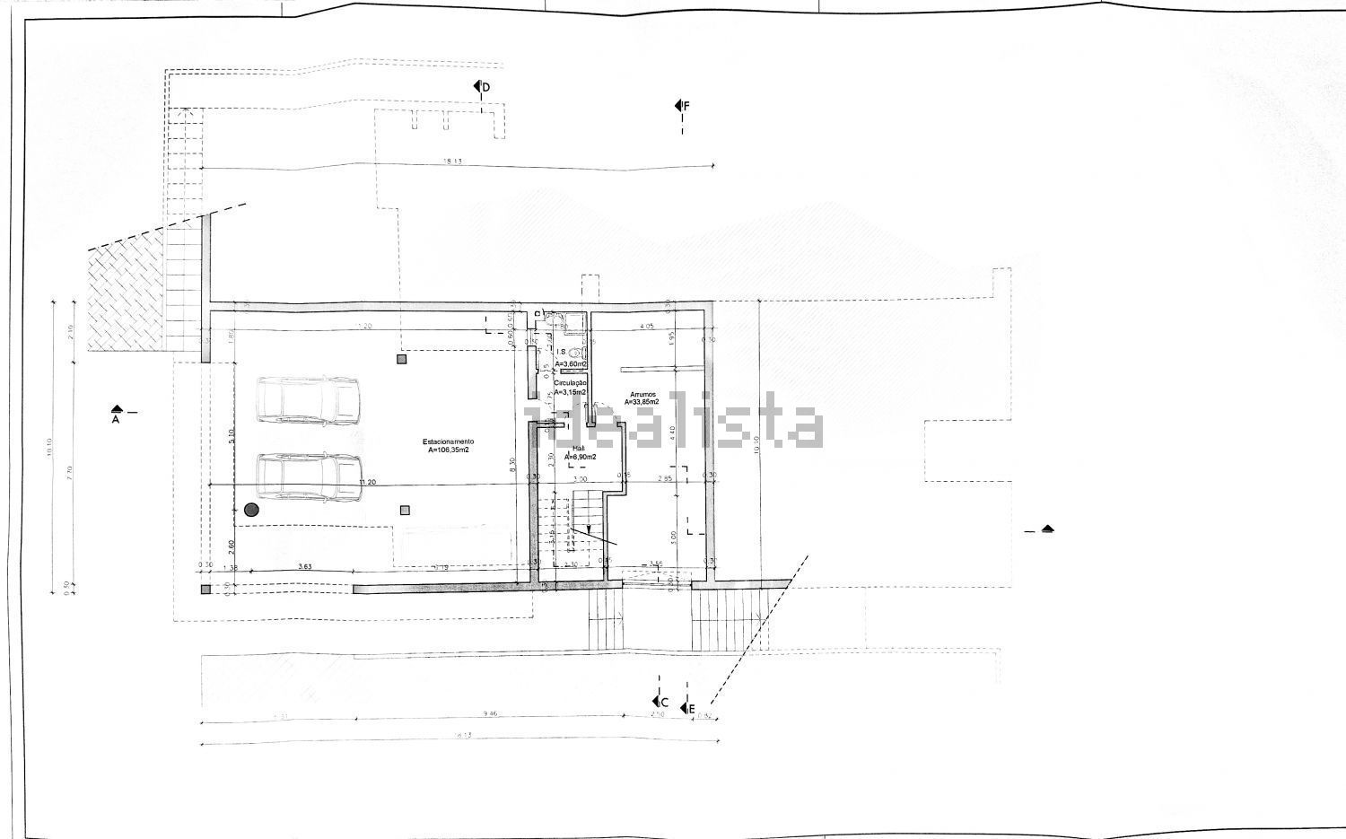小楼房或独栋别墅出售在Rua da Mandinga, 20 - 平面图