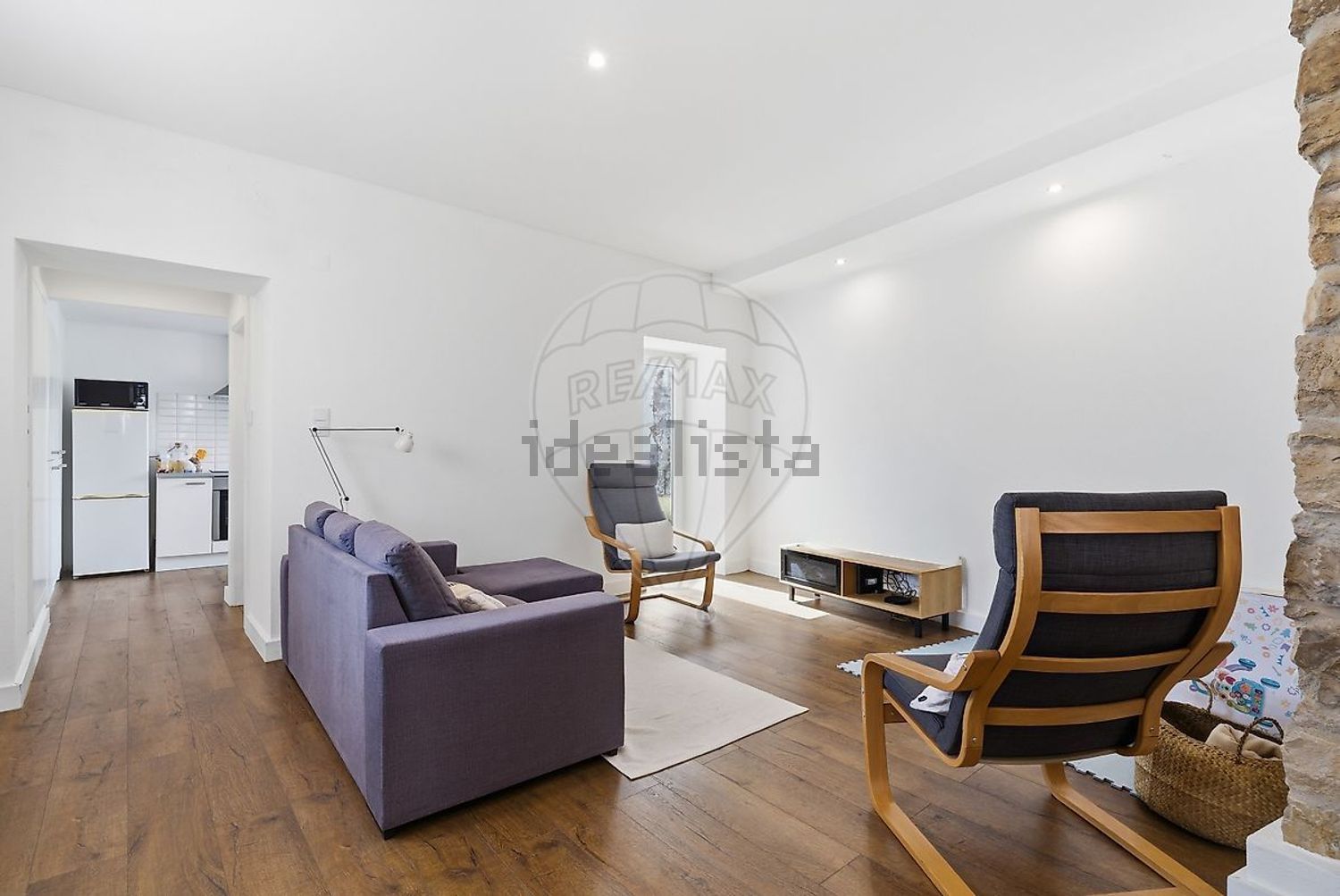 公寓 t1出售在Rua Dias Neiva - 客厅