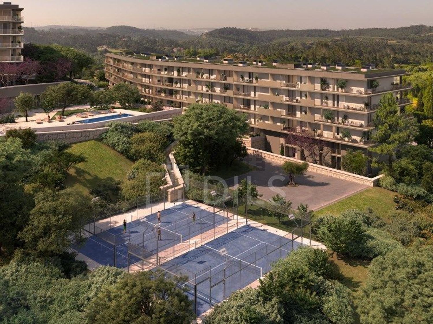 公寓 t1出售在Belas Clube Campo - 游泳池