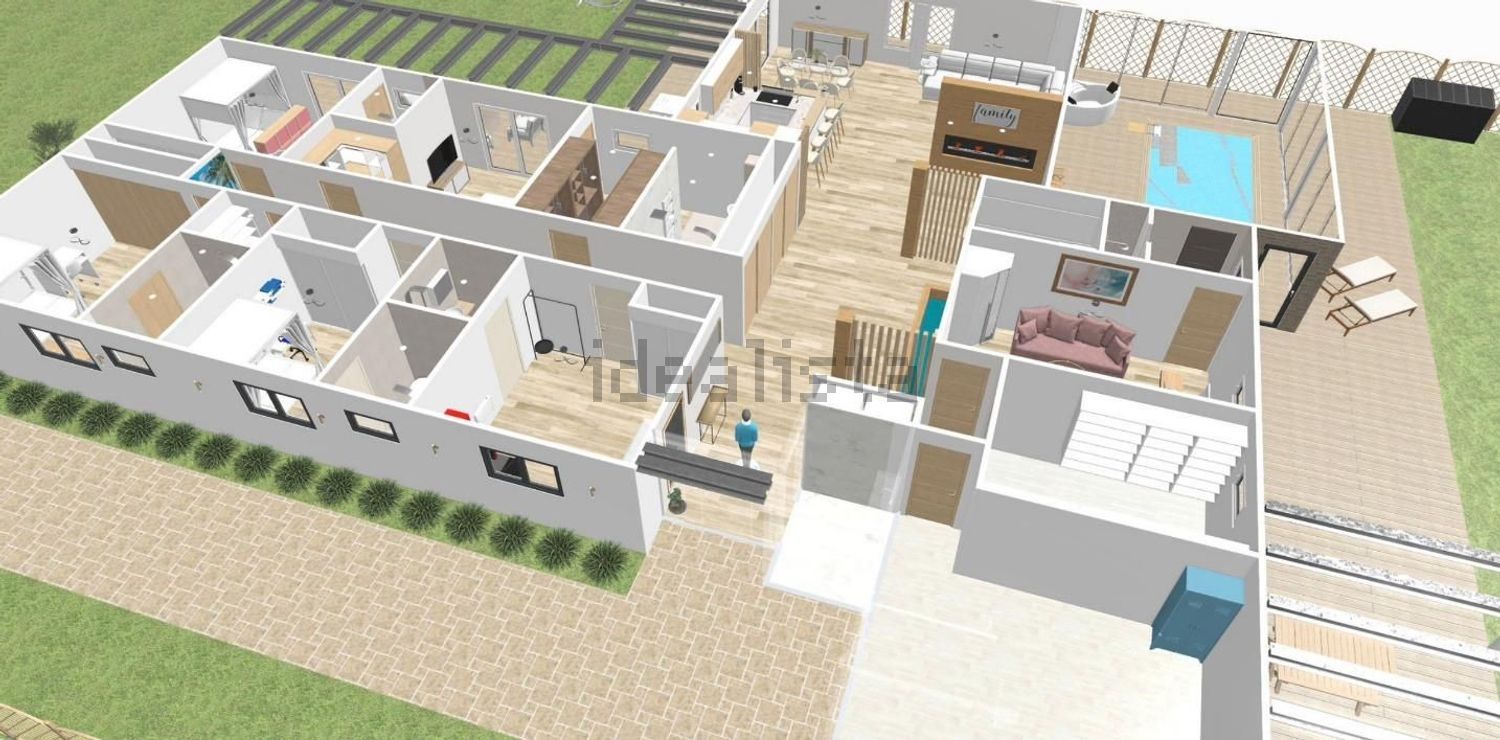 小楼房或独栋别墅出售在São Bartolomeu dos Galegos e Moledo - 平面图