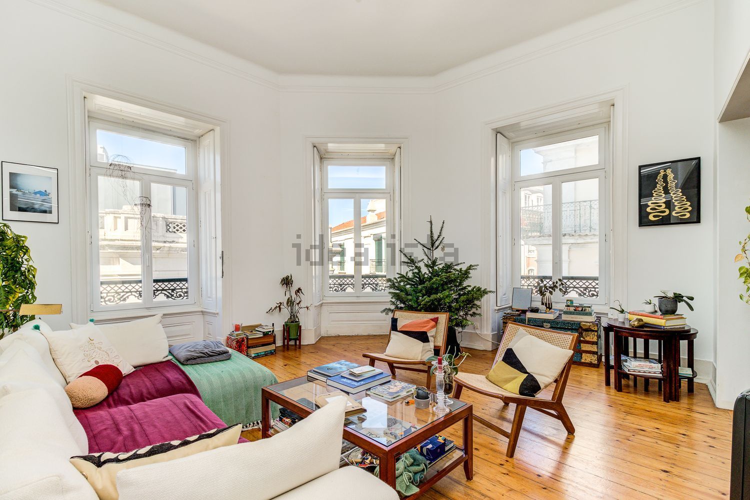 出租公寓 t4在Rua Chagas, 20 - 客厅