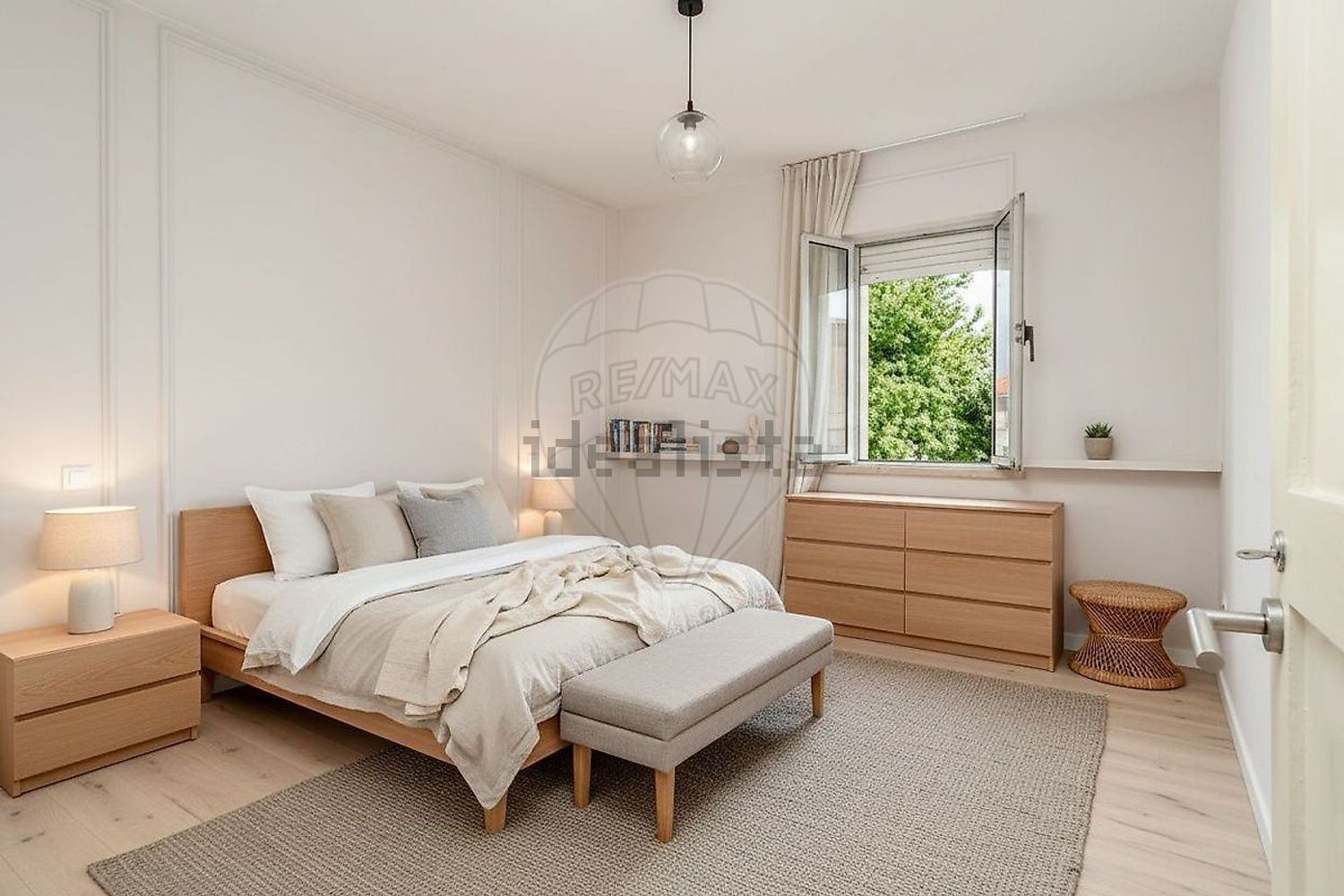 出租公寓 t2在Olivais - 卧室