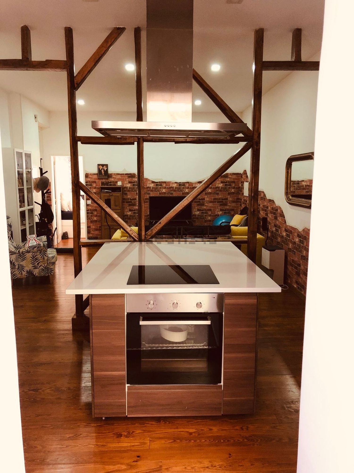 出租公寓 t1在Rua Sabino de Sousa, 73 - 厨房