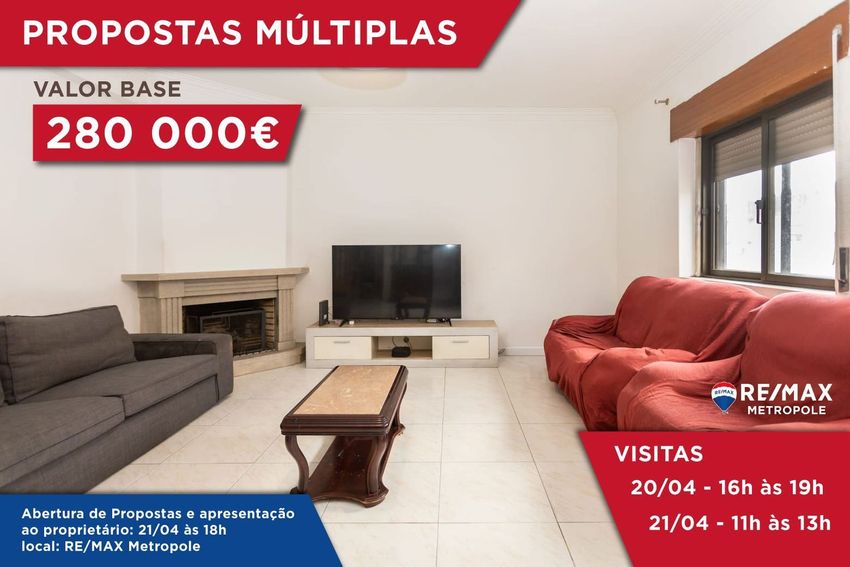 公寓 t3出售在Rua Maria Amália Vaz de Carvalho