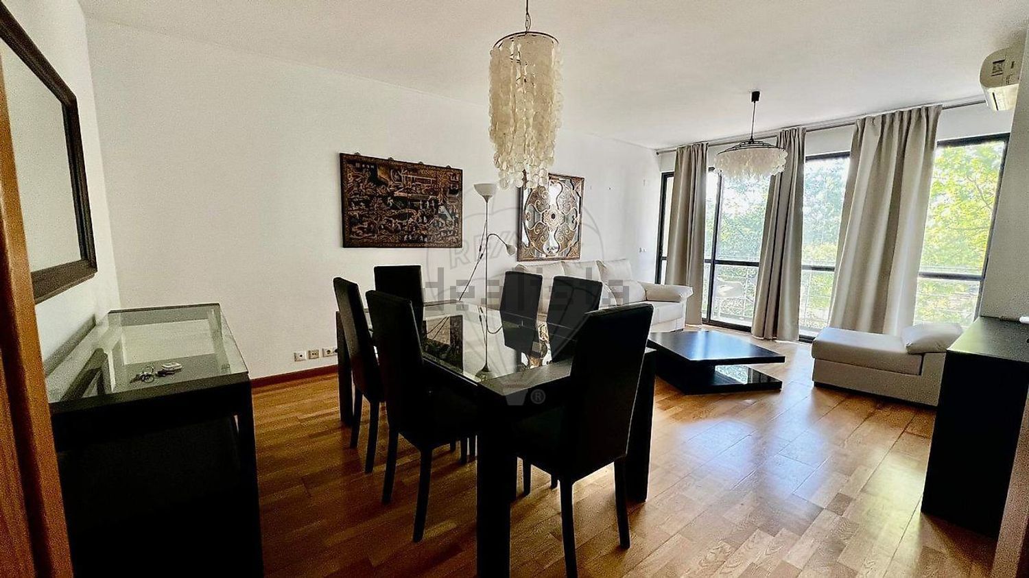 出租公寓 t2在Alameda dos Oceanos - 客厅