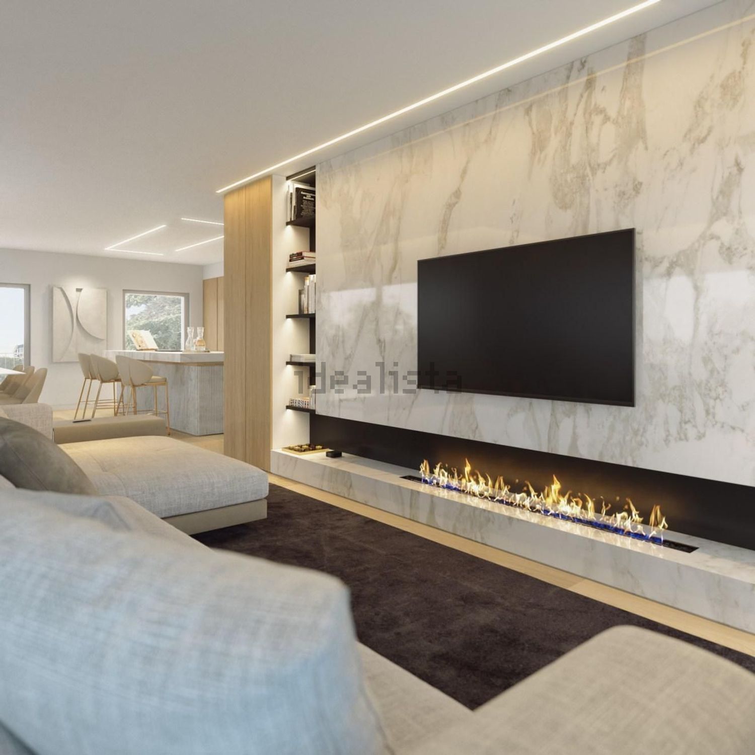 公寓 t4出售在Rua Melo e Sousa - 客厅