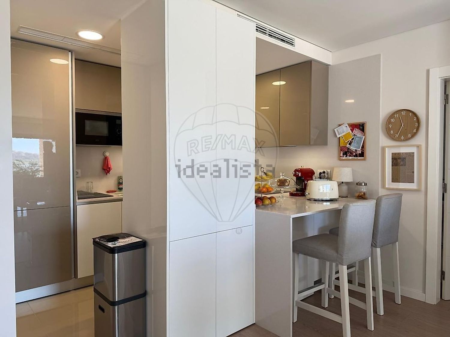 出租公寓 t1在Rua José Leiria Fernandes - 厨房