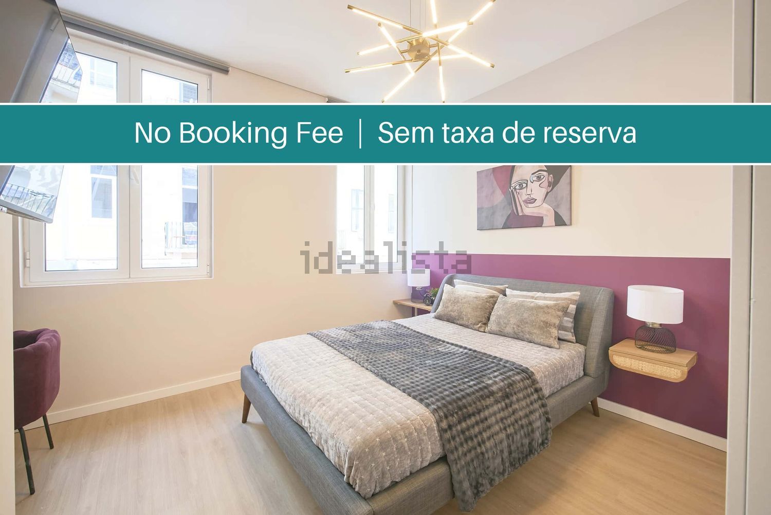 出租房间在Largo Vitorino Damásio, 2 - 卧室