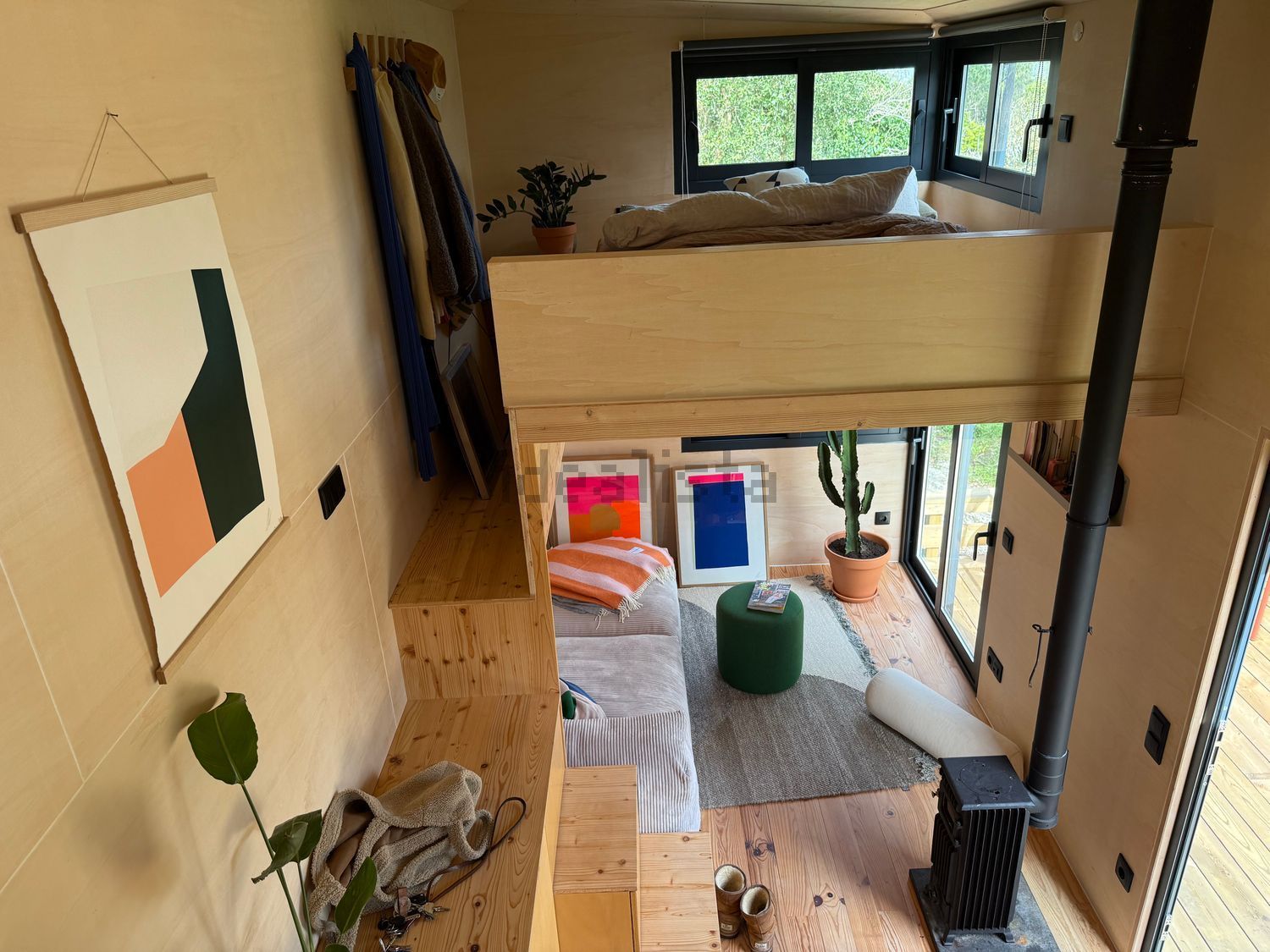 出租小楼房或独栋别墅在Santo Isidoro - 客厅