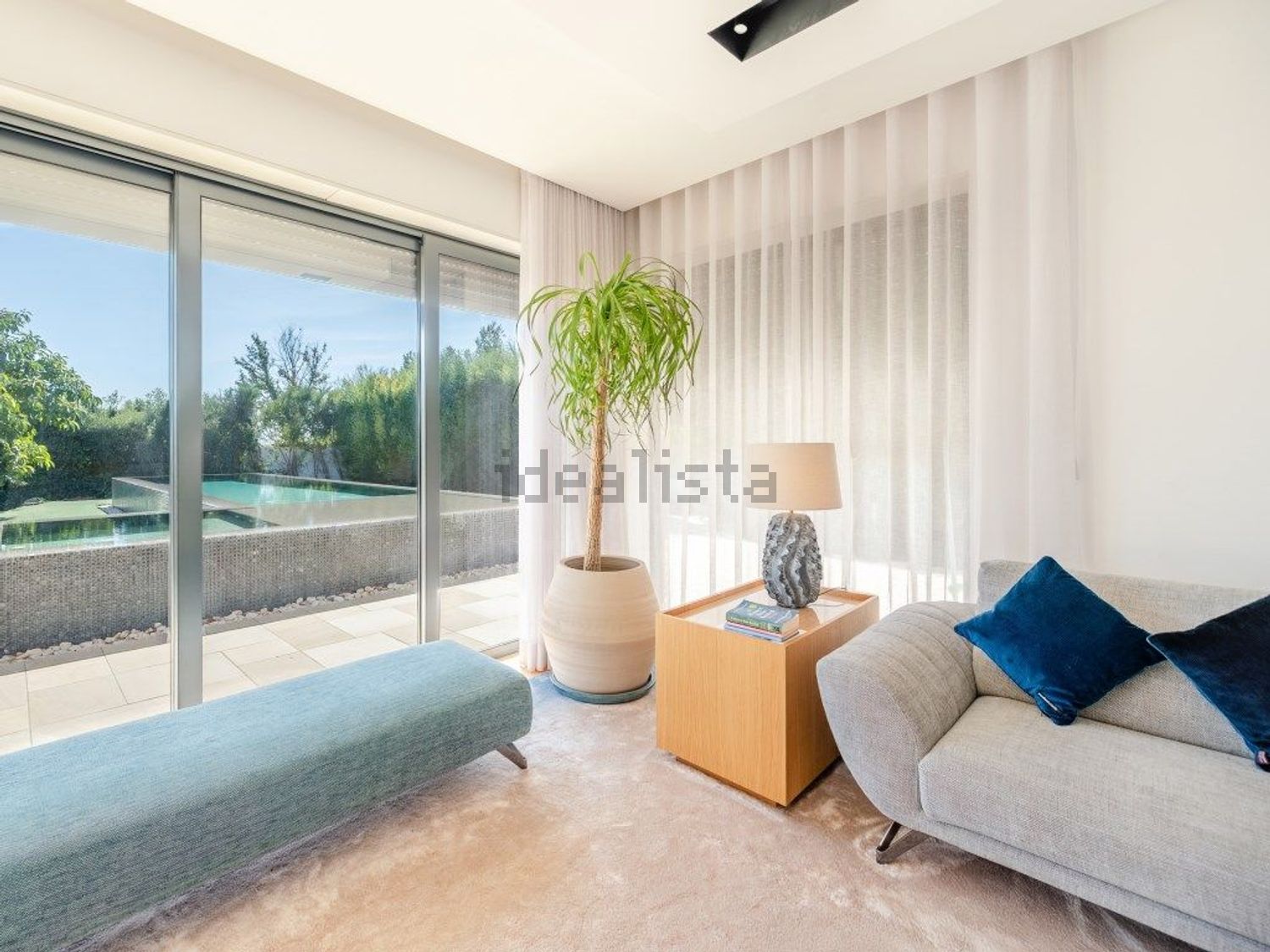 小楼房或独栋别墅出售在Nova Oeiras - Quinta das Palmeiras - 客厅