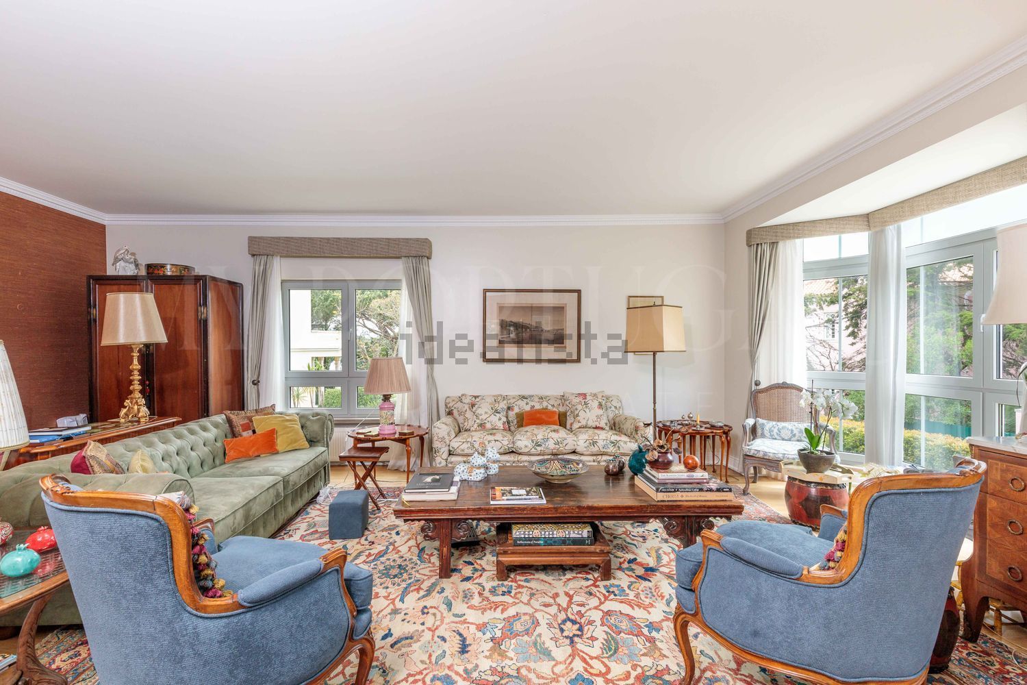 出租公寓 t4在Rua Alentejo - 客厅