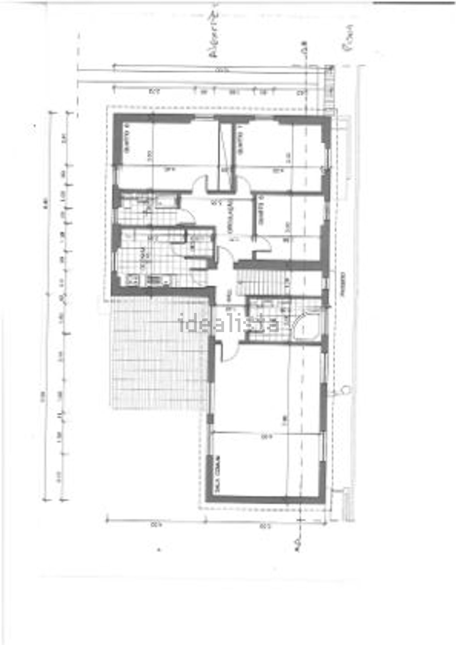 小楼房或独栋别墅出售在Rua Serpa Pinto s/n - 平面图