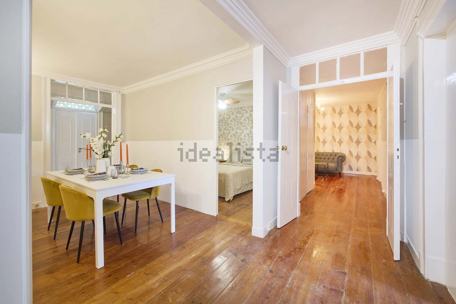 出租房间在Largo Vitorino Damásio, 2 - 客厅