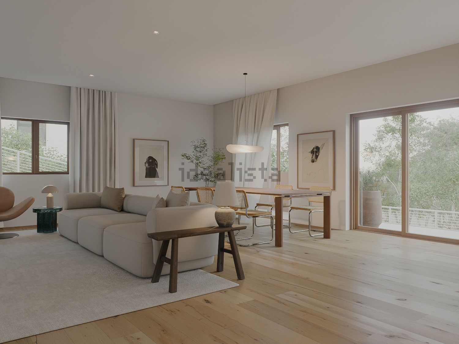 小楼房或独栋别墅出售在Rua Maria Matos, 74 - 客厅