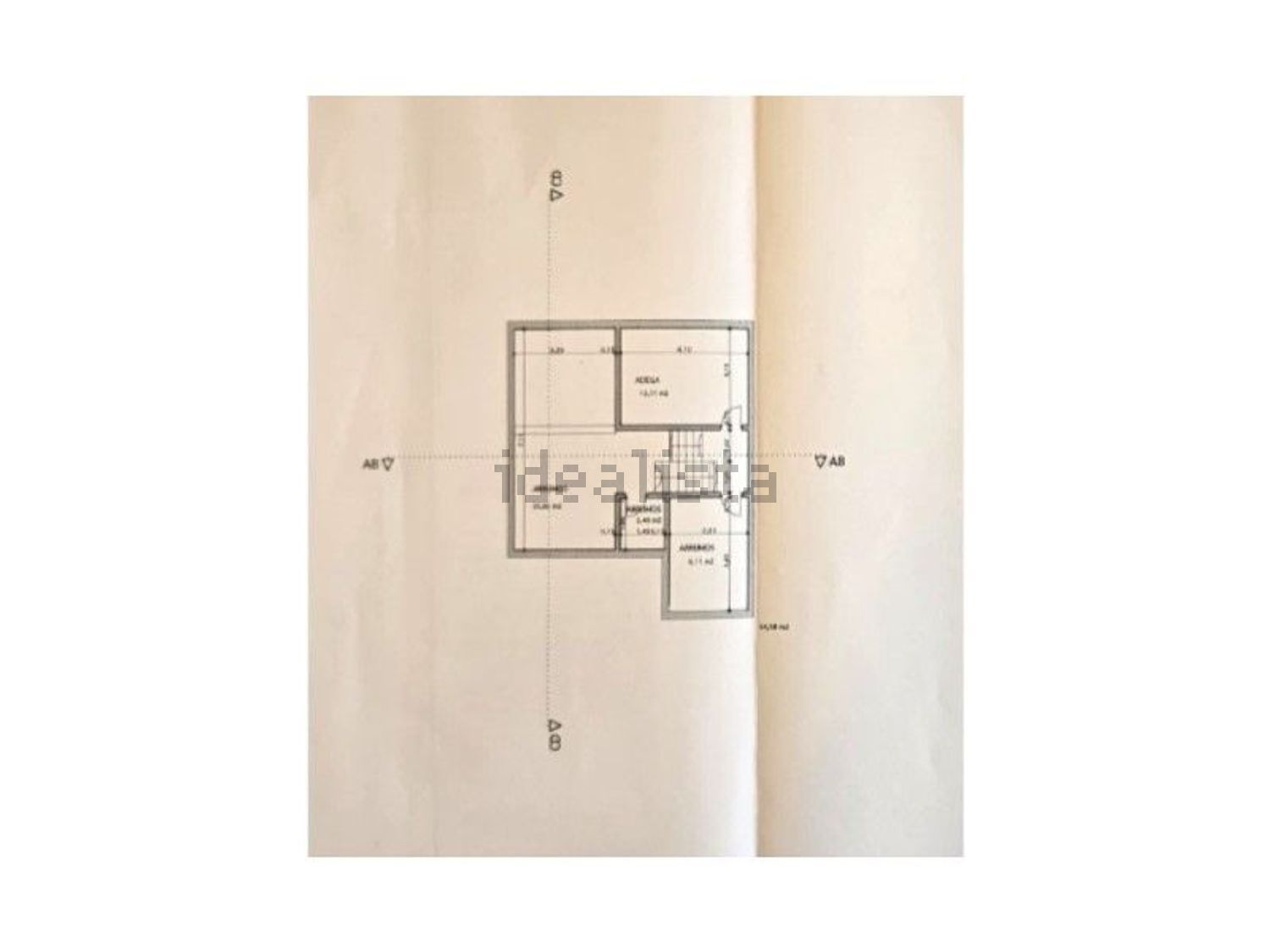 出租小楼房或独栋别墅在Talaíde - 平面图