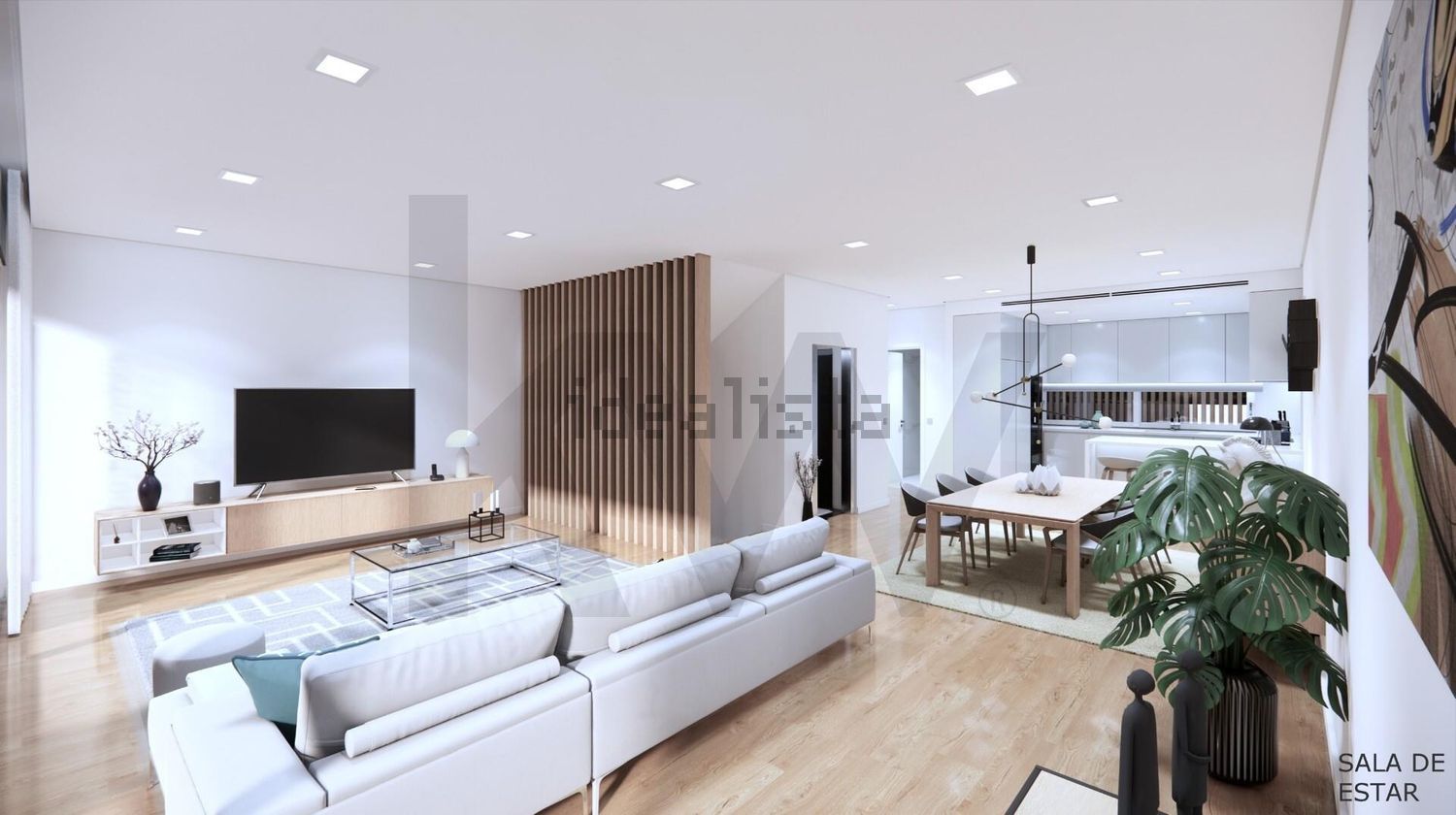 小楼房或别墅出售在Centro - 客厅