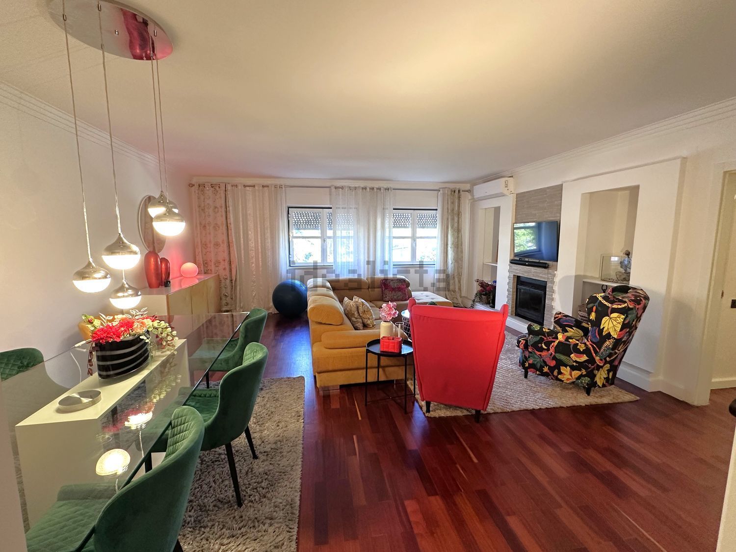 出租公寓 t2Calçada do Poço, 2 - 客厅