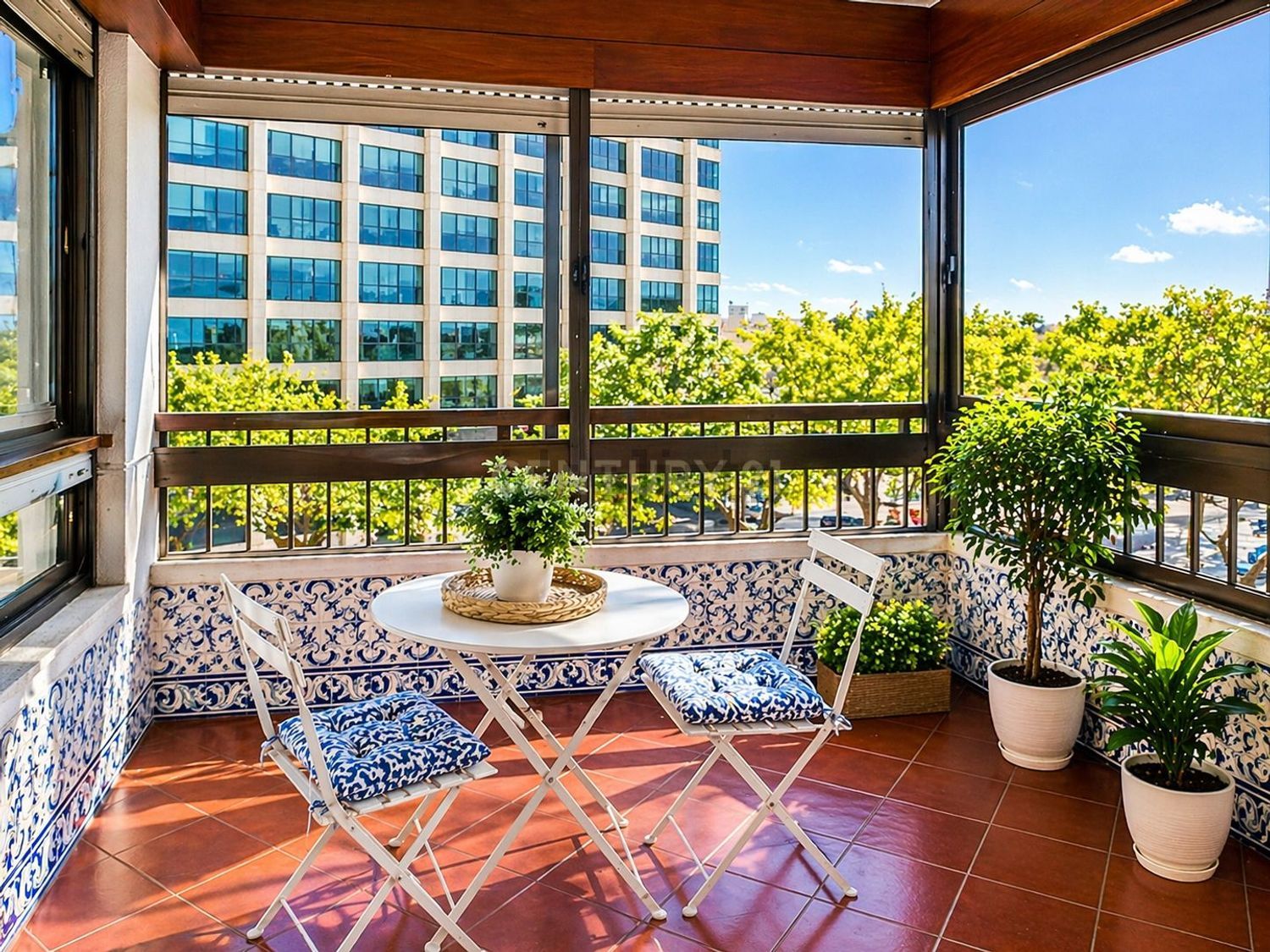 出租公寓 t4在Rua Professor Fernando da Fonseca, 4 - 阳台