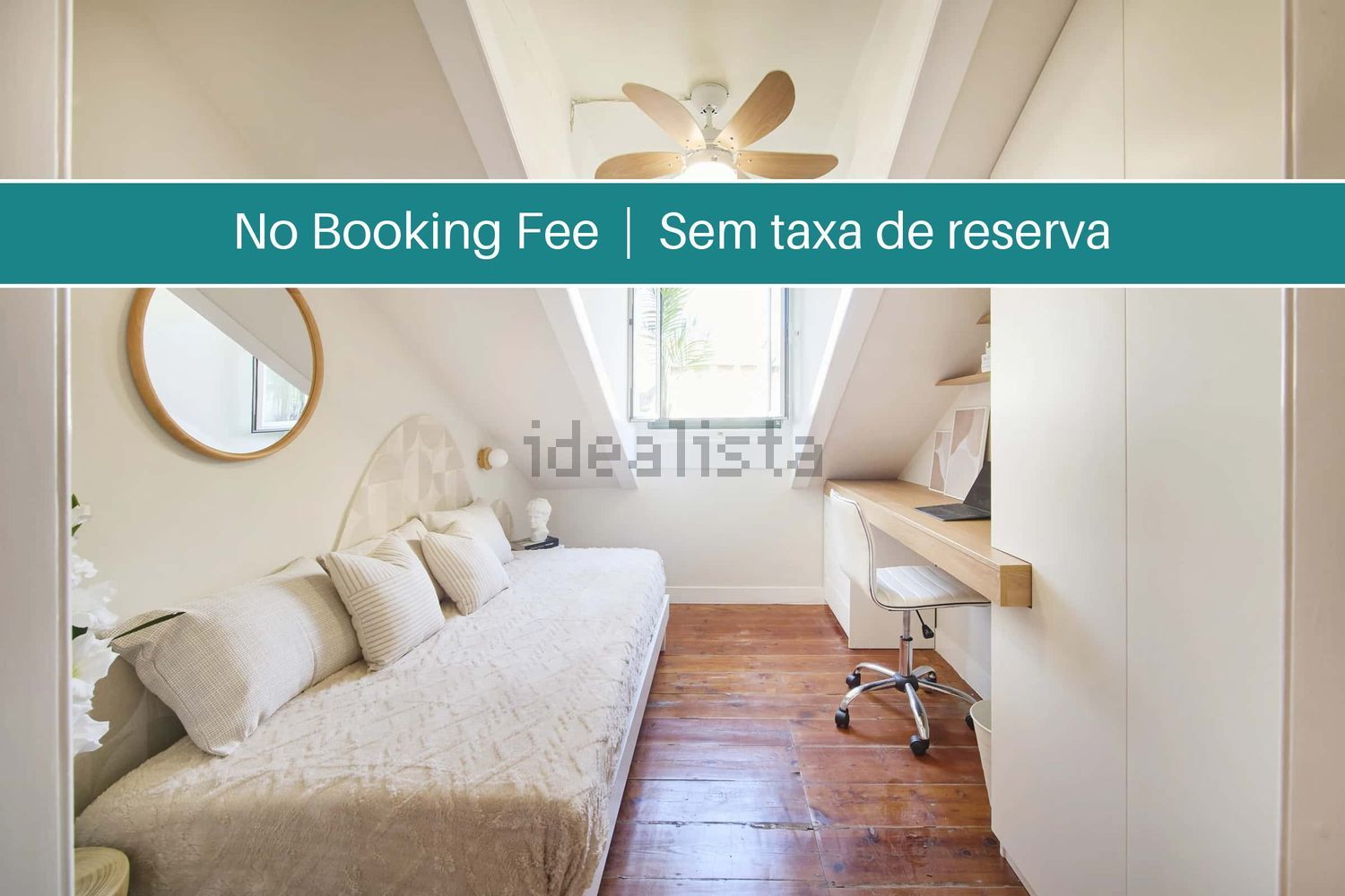 出租房间在Largo Vitorino Damásio, 2 - 卧室