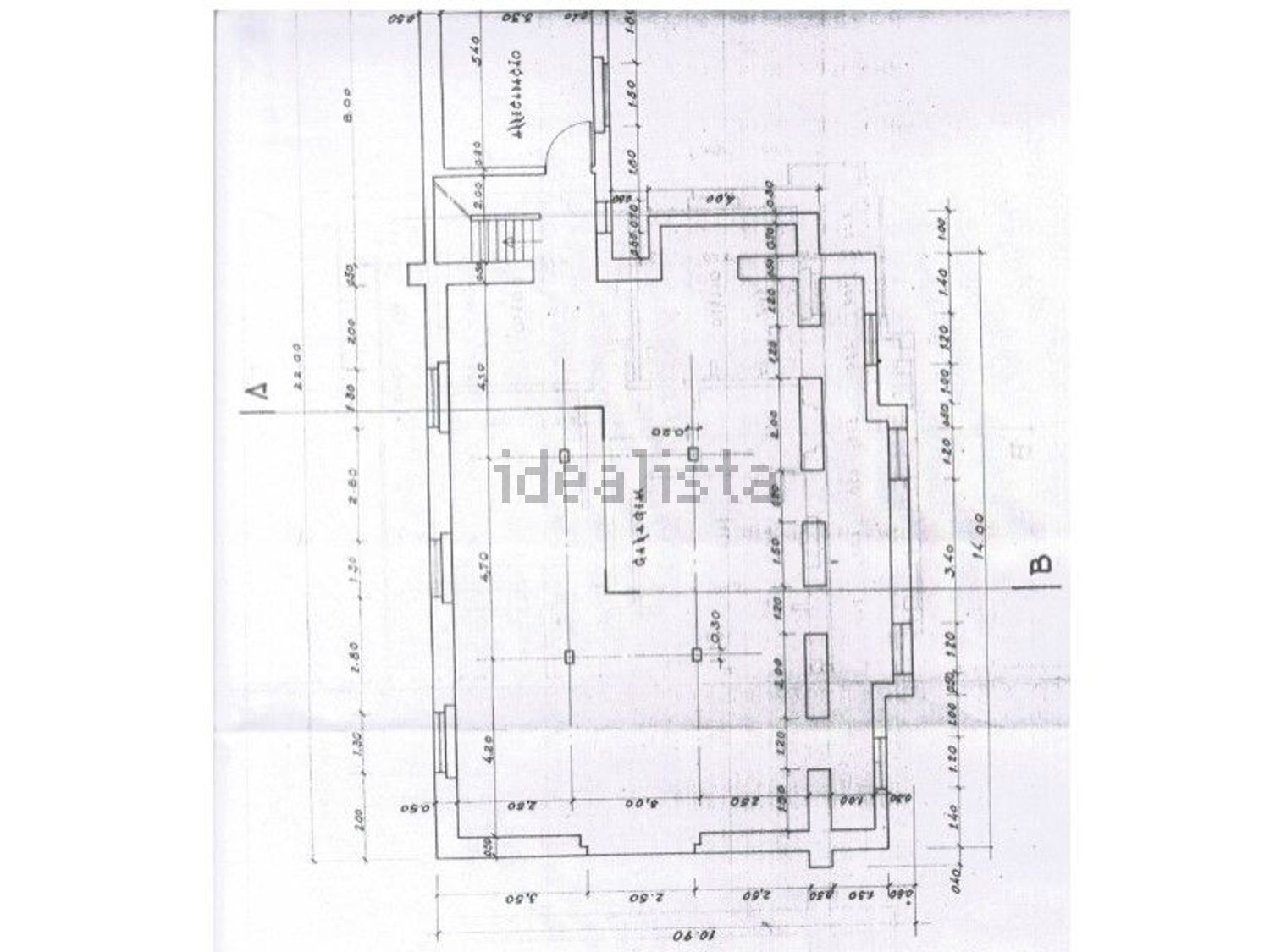 小楼房或独栋别墅出售在Lamas e Cercal - 平面图