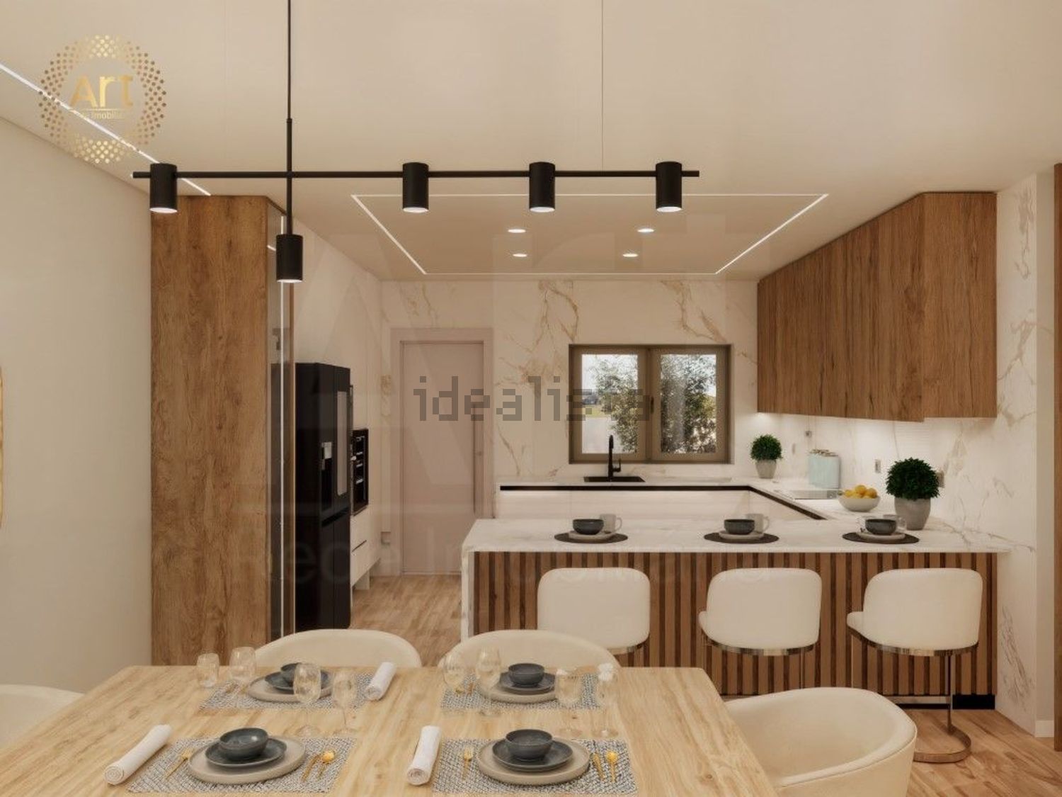 小楼房或独栋别墅出售在Avenida Principal - 厨房