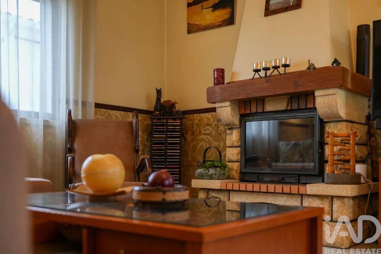 小楼房或独栋别墅出售在Carregado e Cadafais - 客厅