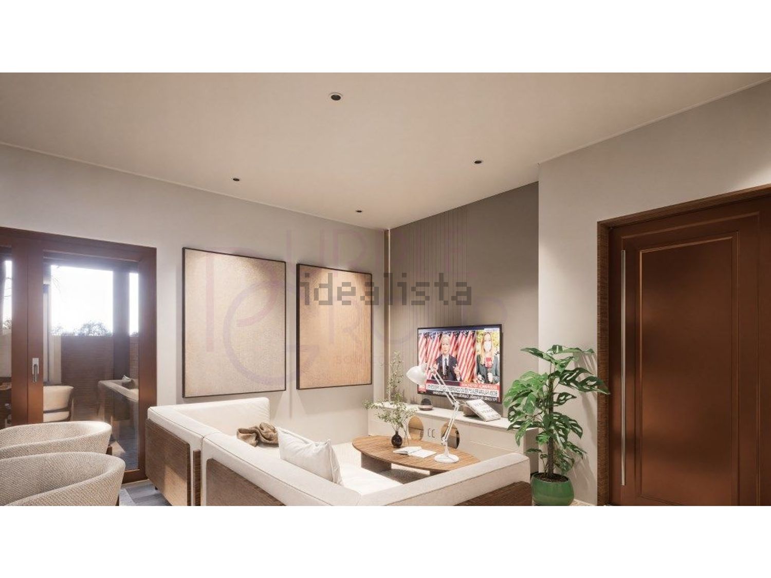 双拼别墅出售在Pinhal do General - 客厅