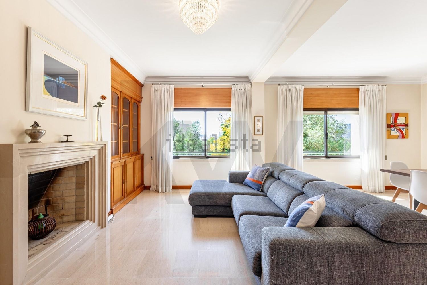 出租公寓 t3在Rua Professor Mark Athias, 1 b 1c, Nº - 客厅