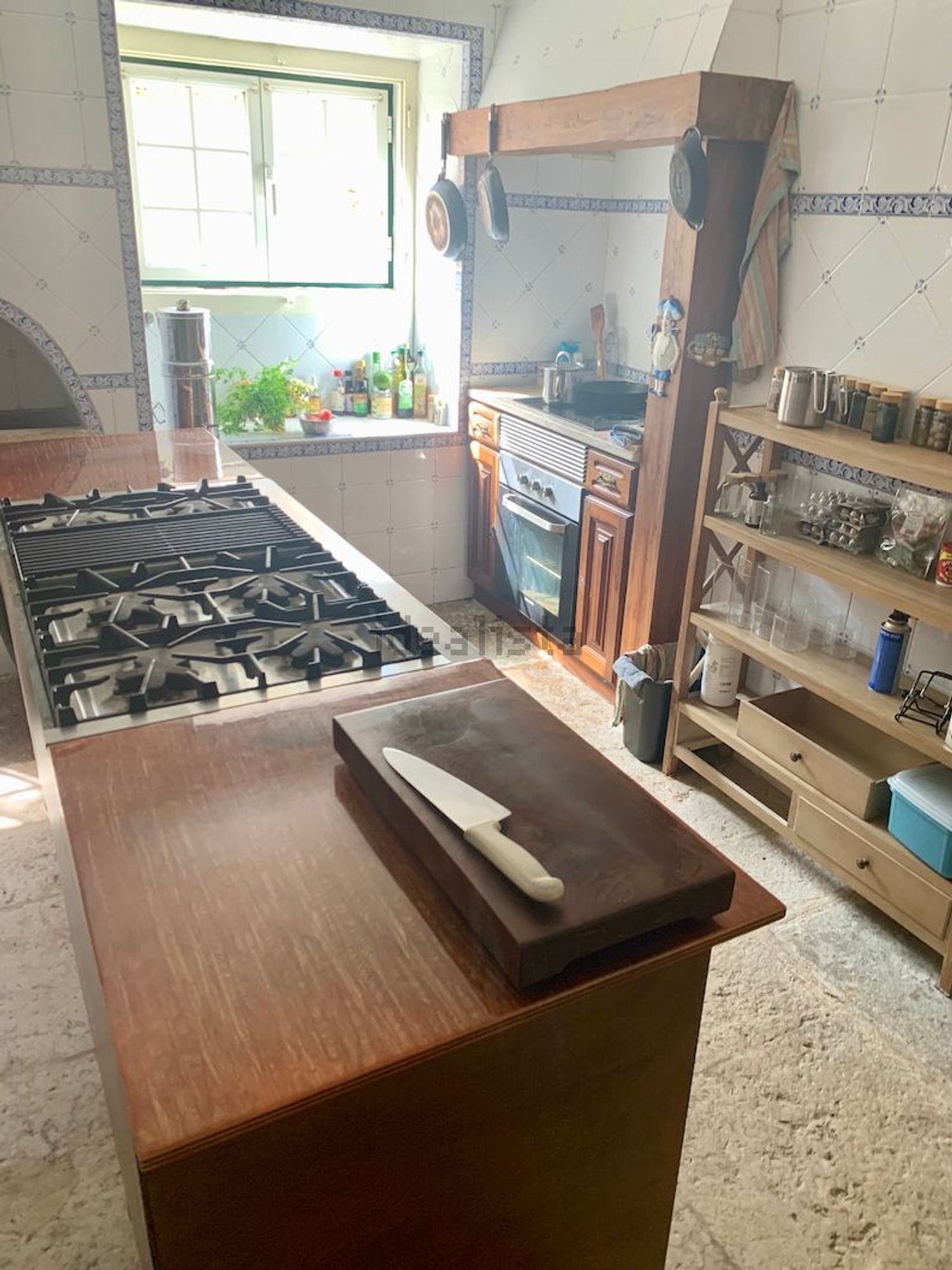 出租房间在Rua das Tecedeiras, 14 - 厨房