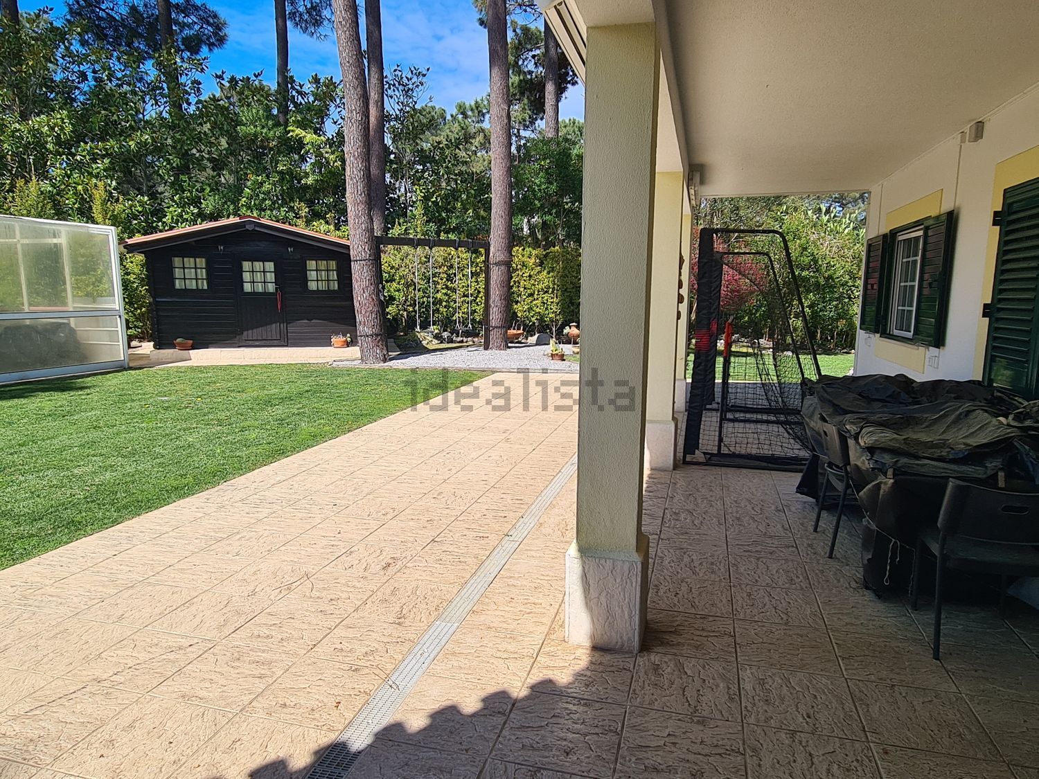 出租小楼房或独栋别墅在Herdade da Aroeira - 阳台