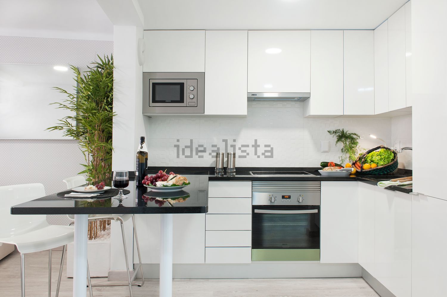 出租公寓 t2在Rua da Fé, 11 - 厨房