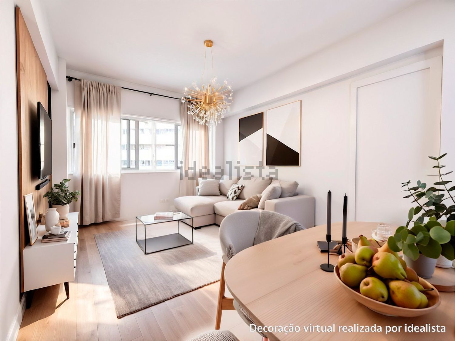 公寓 t3出售在Rua Adães Bermudes, 250 - 客厅