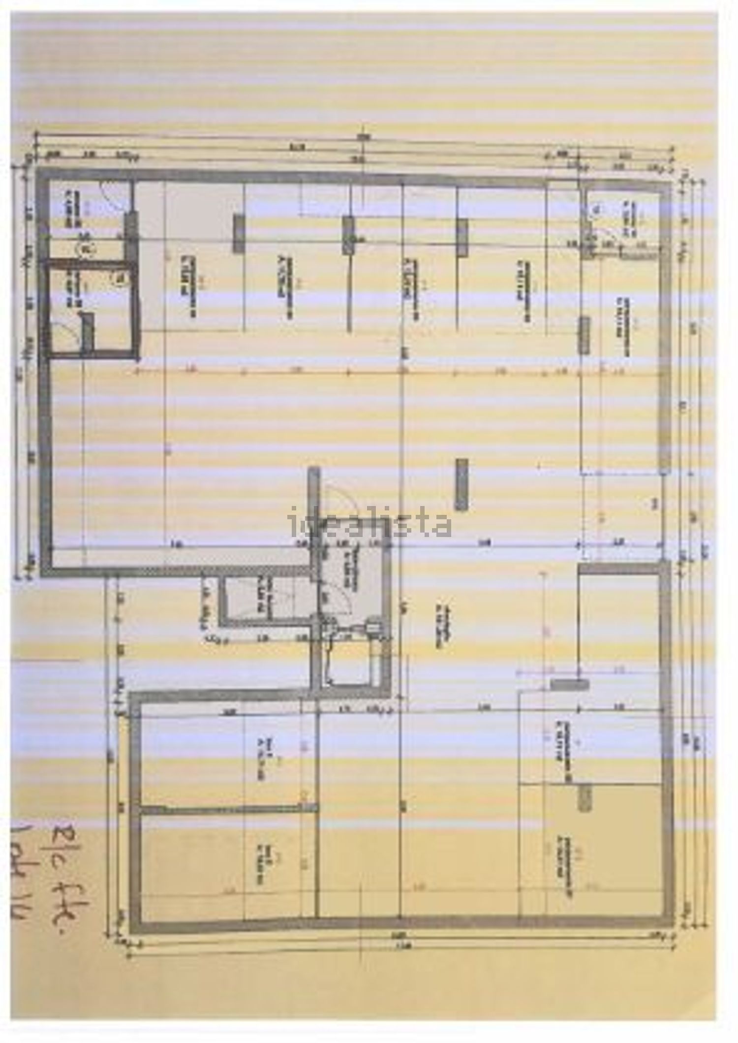 公寓 t1出售在Rua Vergílio Ferreira, 5 - 平面图
