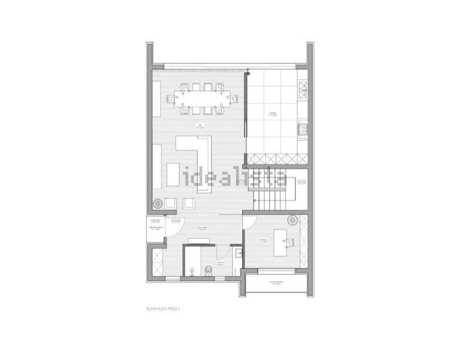 小楼房或独栋别墅出售在Pontinha e Famões - 平面图