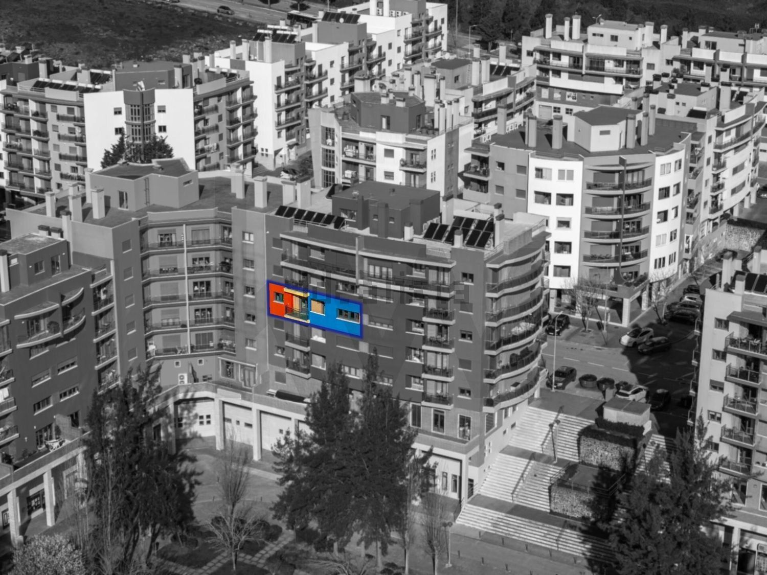 出租公寓 t2在Avenida Amália Rodrigues, 11 - 视线