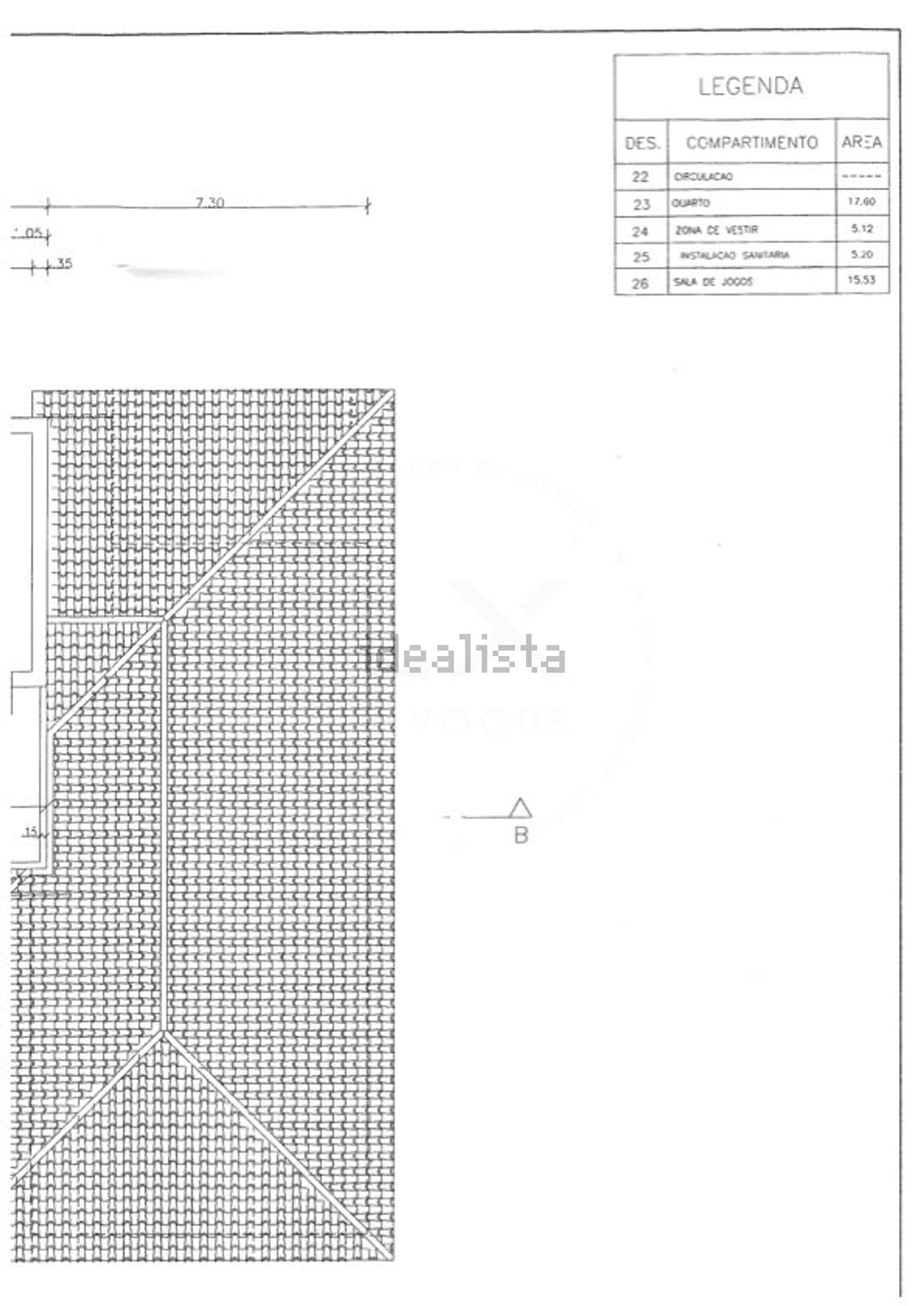 庄园出售在Rua da Varzea - 平面图