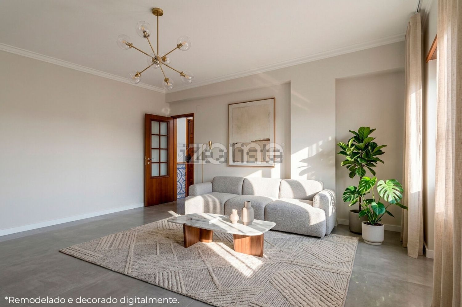 公寓 t2出售在Rua Movimento das Forças Armadas, 32 - 客厅